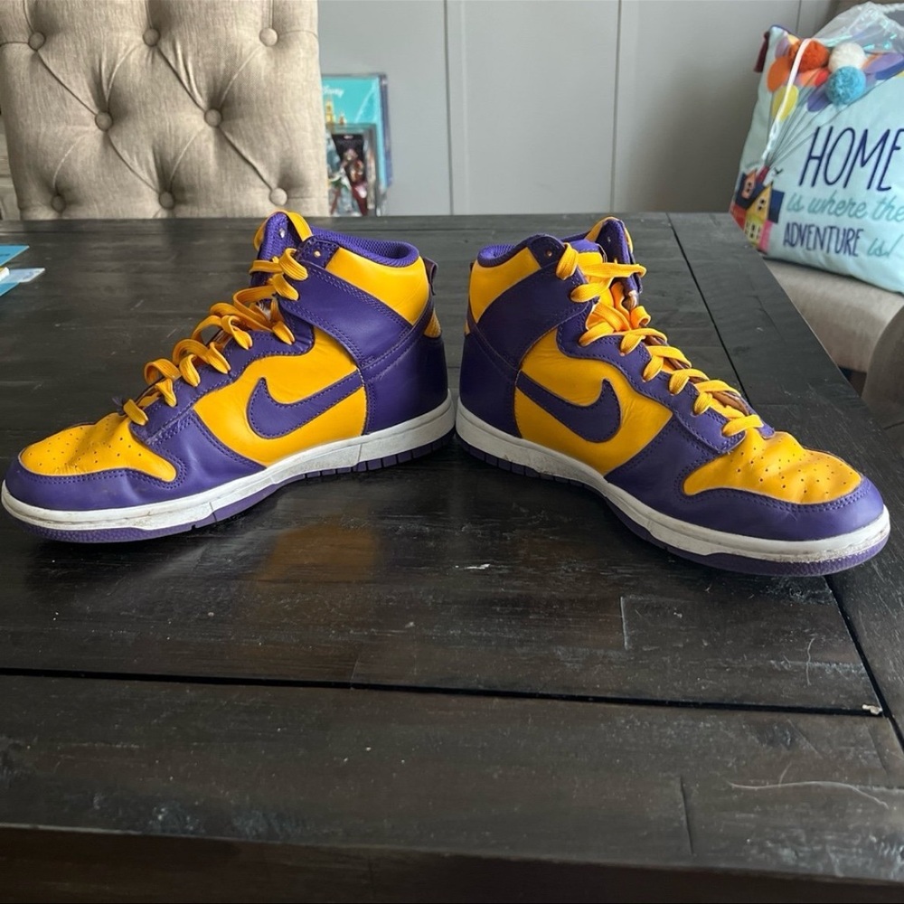 Nike High Dunk Lakers Mens 8 - Picture 3 of 8